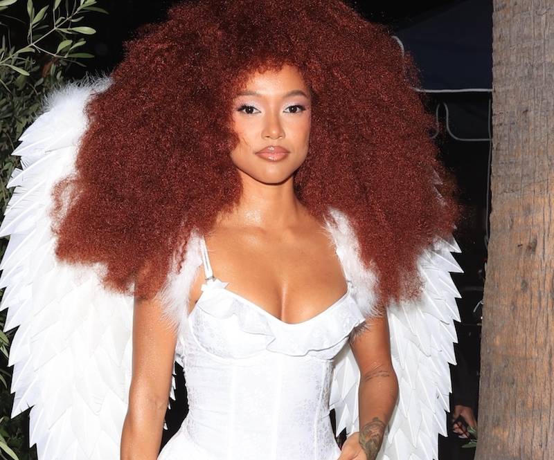 Impreza Halloween u La La Anthony. Deadpool, Diana Ross, Aniołek…