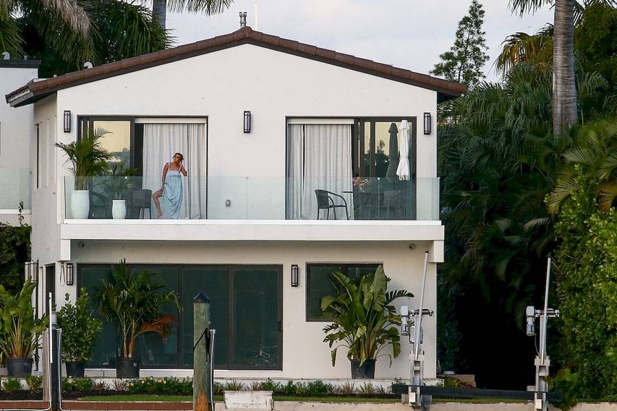 Jennifer Lopez w domu w Miami