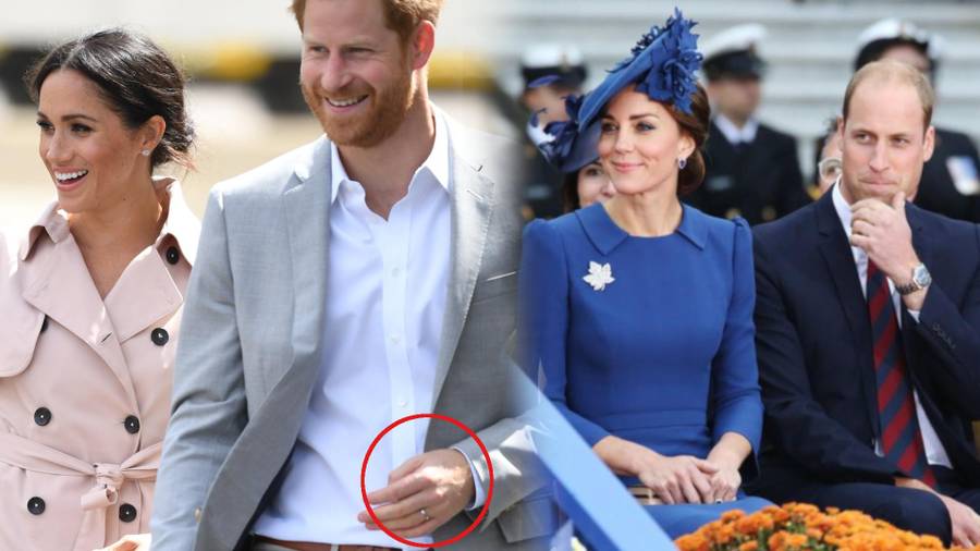 Dlaczego książę Harry nosi OBRĄCZKĘ, a książę William nie?