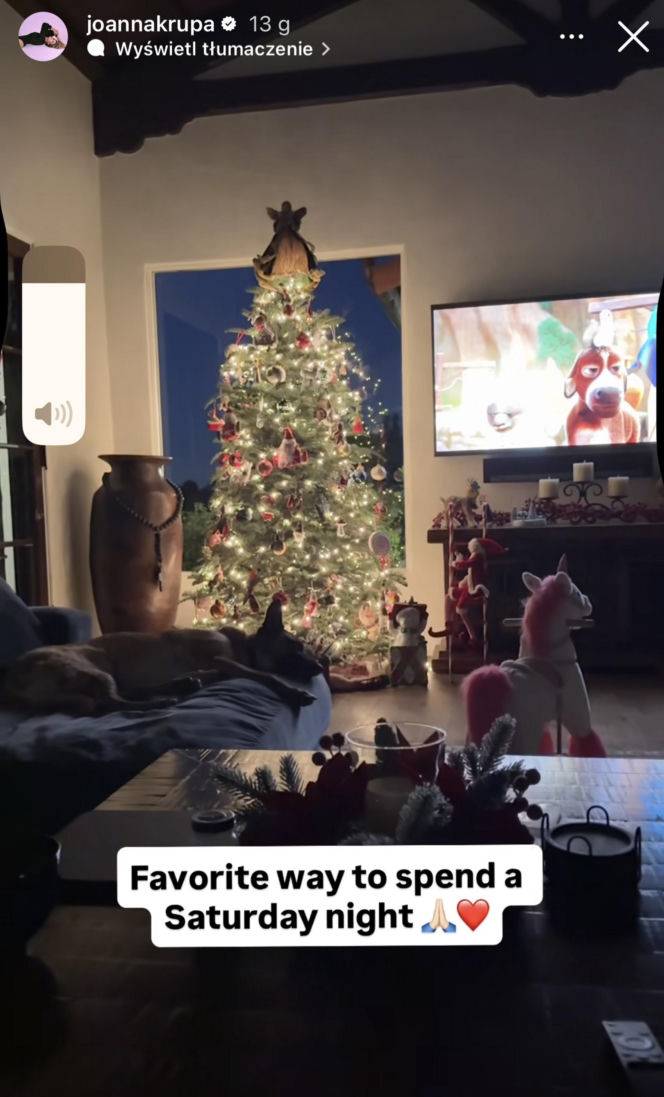 Domy gwiazd na święta/ Instagram/joannakrupa