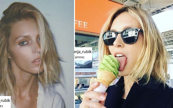 Anja Rubik drastycznie zmieniła fryzurę (Instagram)