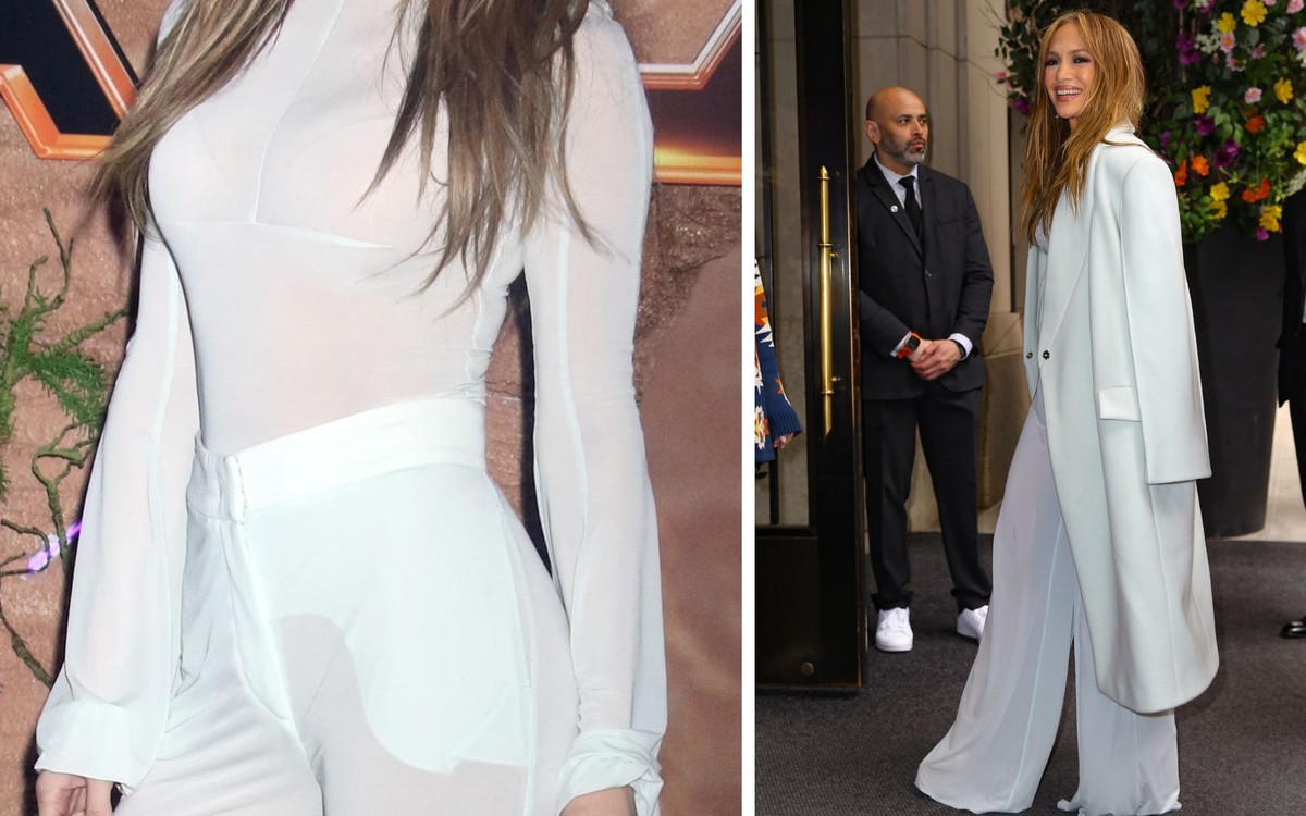 Jennifer Lopez w przezroczystej bluzce promuje film Netflixa (ZDJĘCIA)