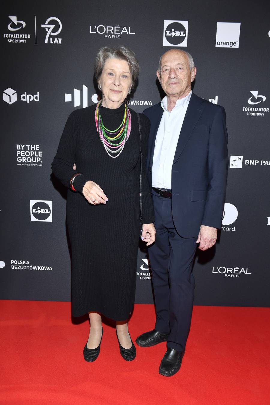 Irena Eris i Henryk Orfinger na finałowej gali Sukces Pisany Szminką, fot. AKPA