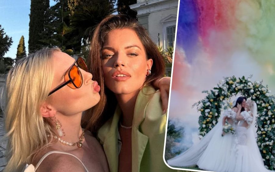 Karolina i Agnieszka z “LNL” WZIĘŁY ŚLUB! Takiej ceremonii w polskim show-biznesie jeszcze nie było (FOTO)