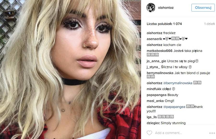 Ola, córka Kasi Kowalskiej, została blondynką