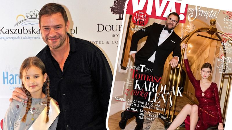 Tomasz Karolak z córką Leną/Instagram/AKPA