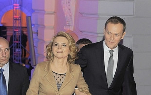 Tusk z żoną na imprezie Wprost (FOTO)