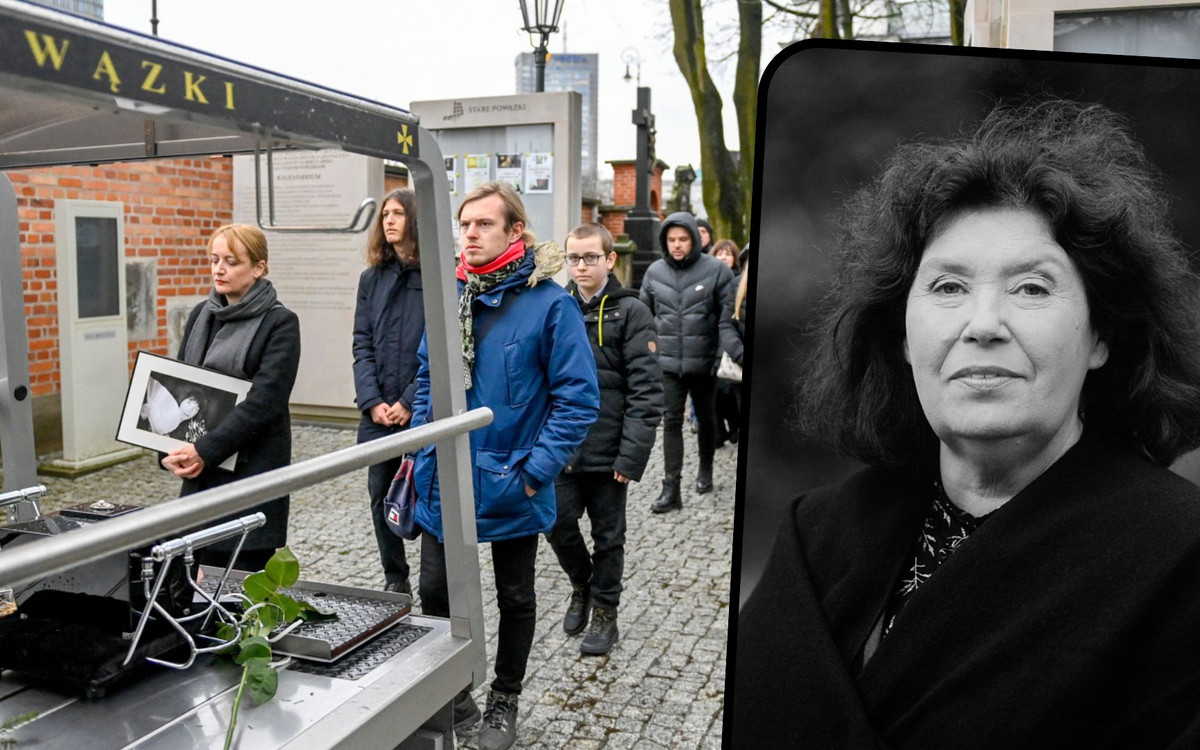 Pogrzeb Zofii Merle. Smutny widok na Powązkach (ZDJĘCIA)