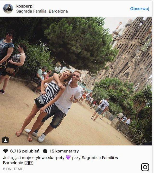 Na profilu chłopaka Julii Wróblewskiej pojawiły się DWUZNACZNE zdjęcia