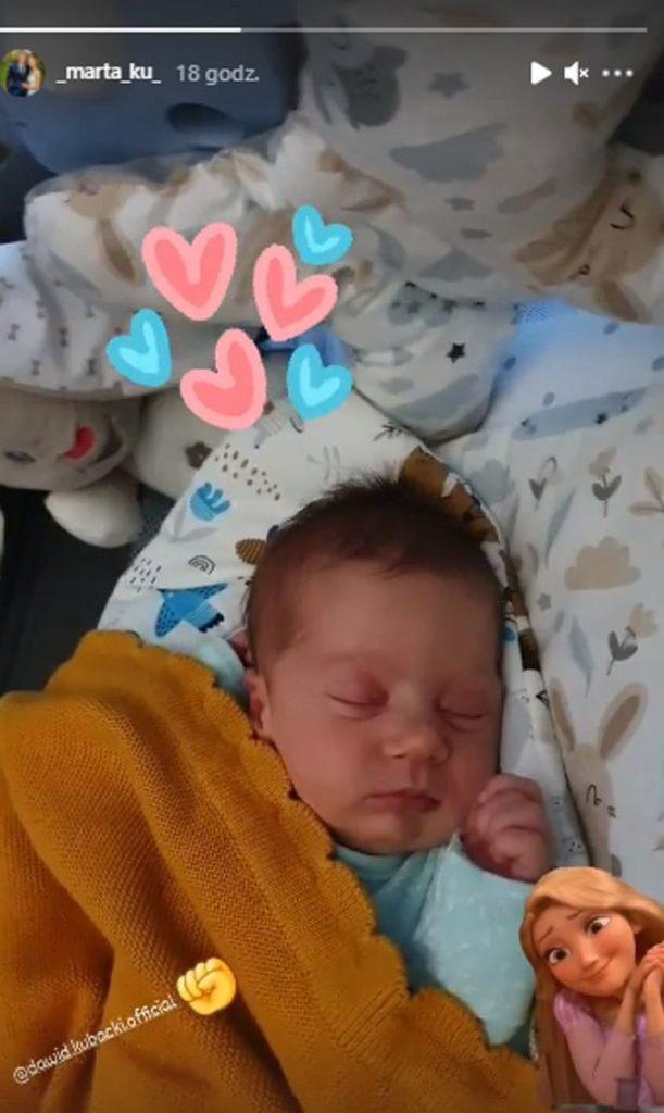 Żona Dawida Kubackiego pokazała zdjęcie córki