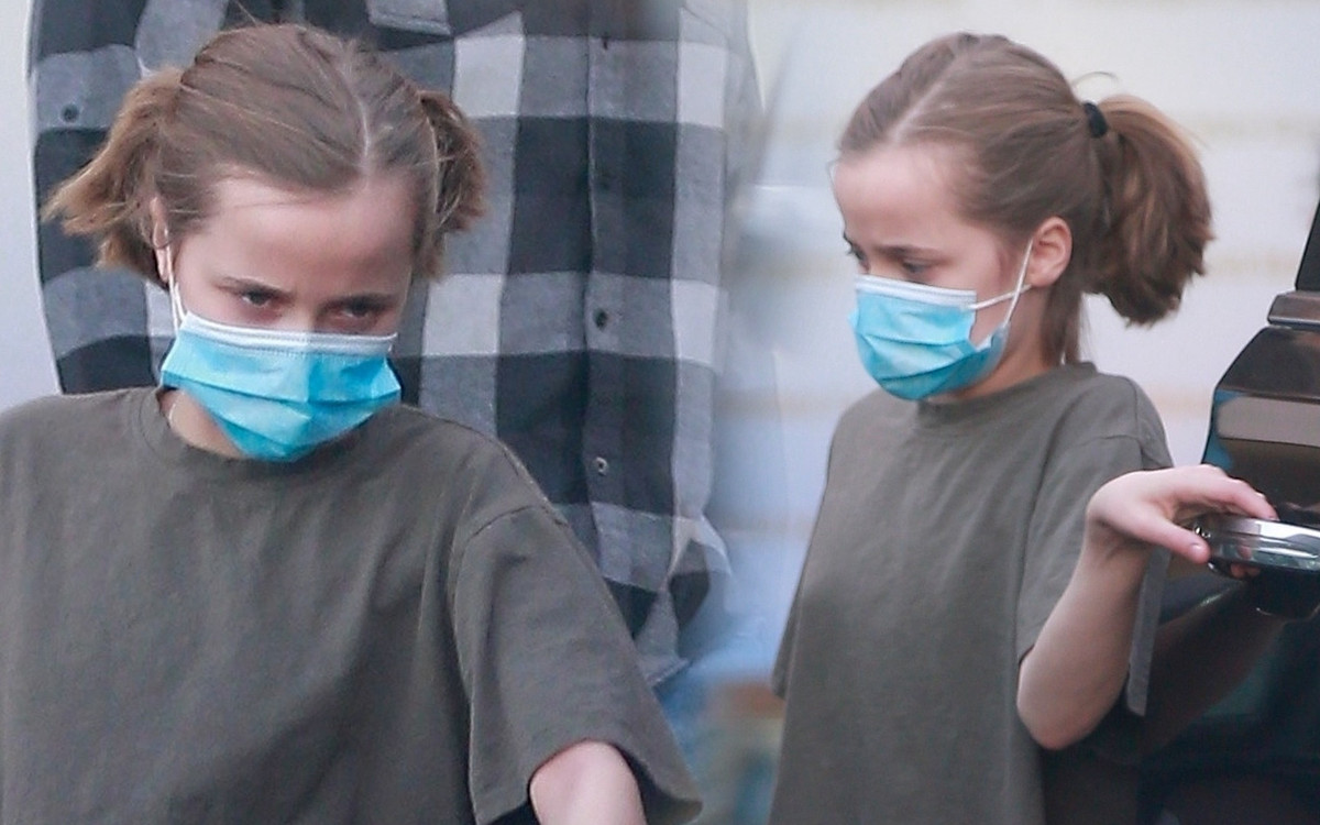 12-letnia Vivienne Jolie-Pitt załatwia sprawy – córka aktorów nie wychodzi sama z domu (ZDJĘCIA)