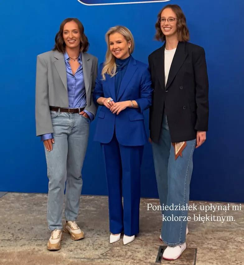 Iga Świątek z siostra, fot. Instagram