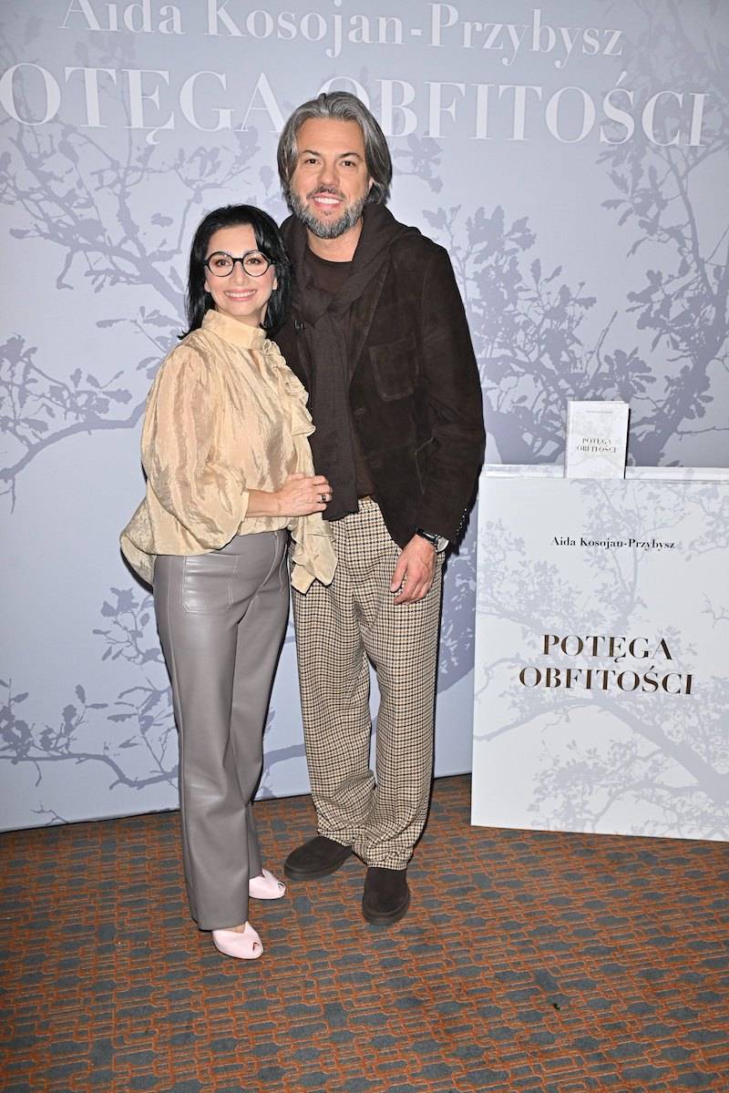 Olivier Janiak i Aida Kosojan-Przybysz - premiera książki "Potęga Obfitości", fot.: KAPiF