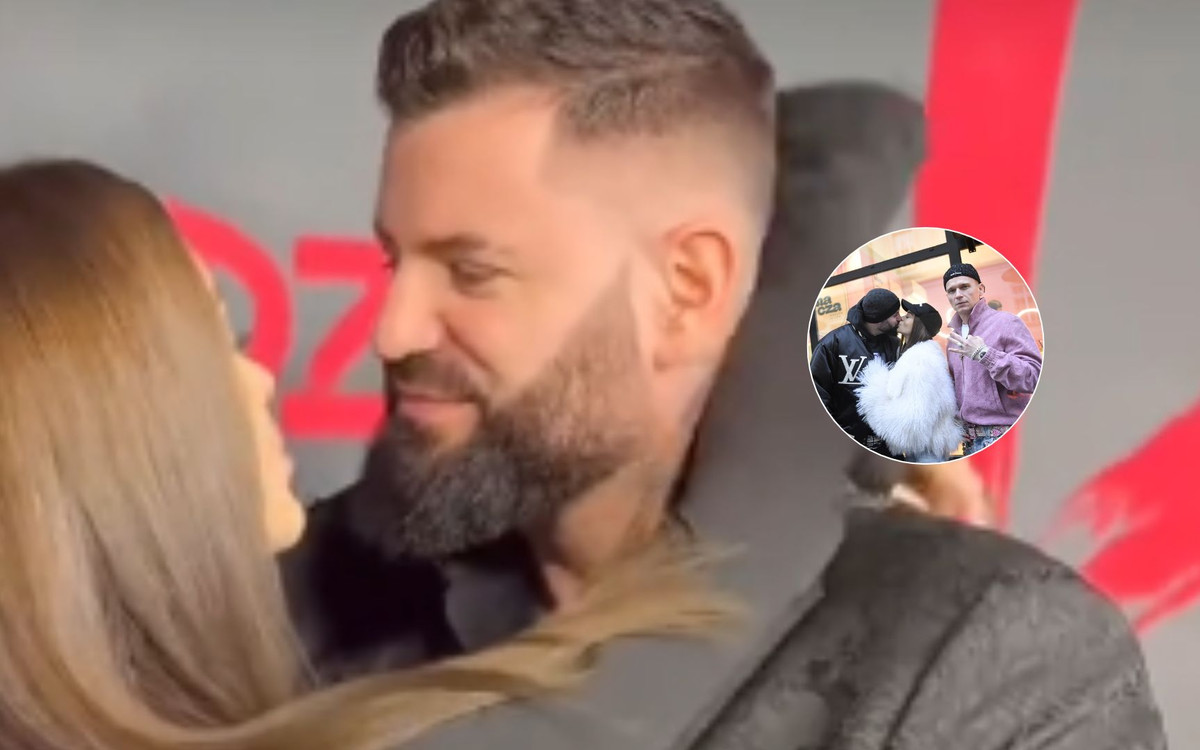 Gola i jego młodziutka ukochana przyłapani na czułościach na ulicy. Nie byli sami