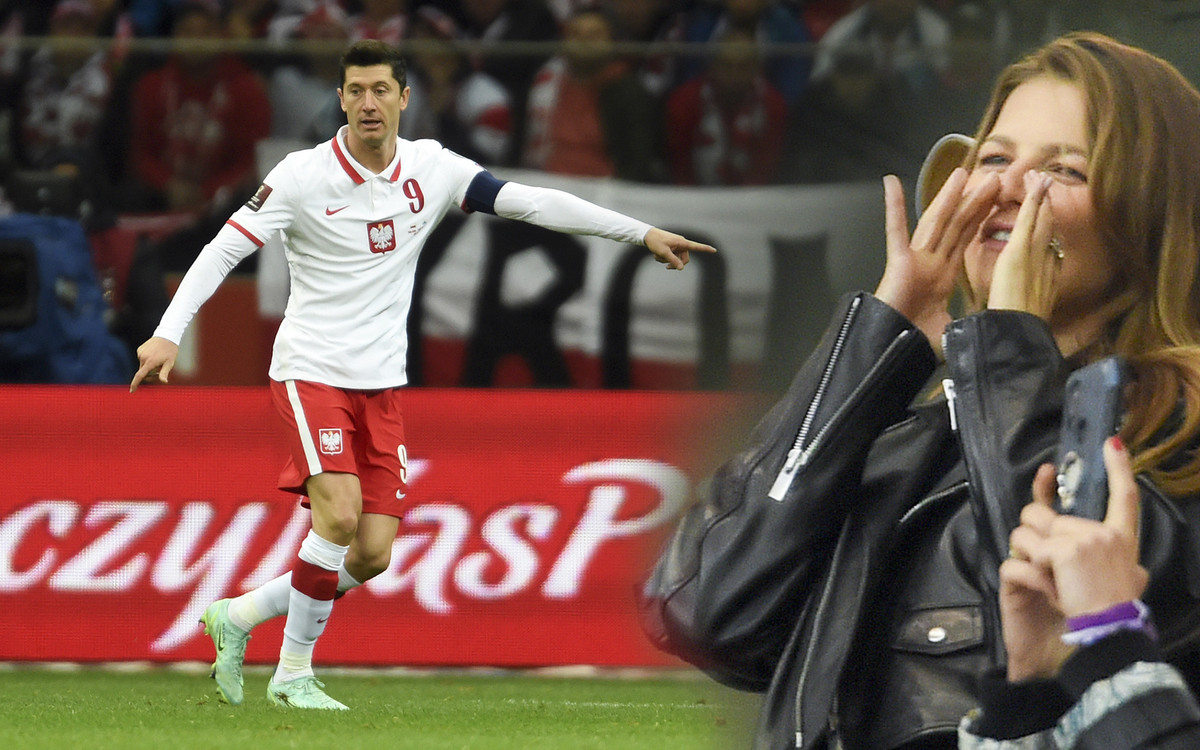Anna Lewandowska i Zosia Ślotała na meczu z San Marino! (ZDJĘCIA)