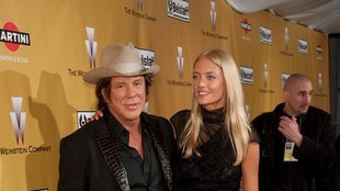 Mickey Rourke ze swą Eleną (FOTO)