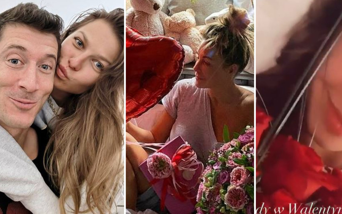 Walentynki gwiazd: Rozenek w łóżku z balonami, Lewandowscy, Marcelina Ziętek i Piotr Żyła… (ZDJĘCIA)