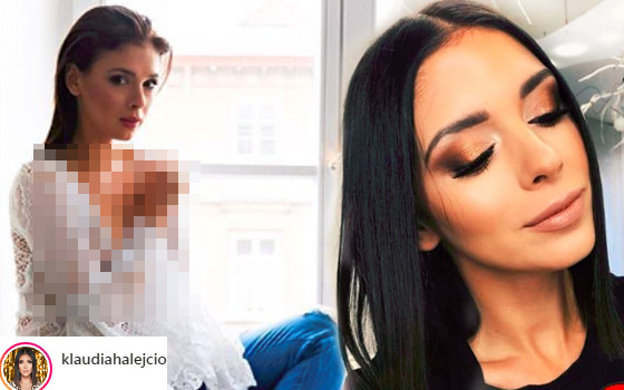 Wychudzona Klaudia Halejcio w firance. Fani: Jezu, jak ty schudłaś!