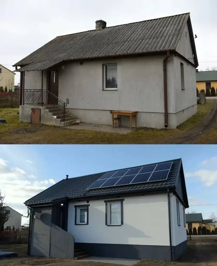 "Nasz nowy dom", remont przed i po, fot. Polsat.