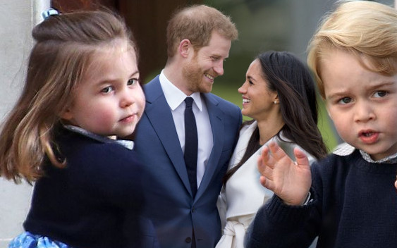 Jerzy i Charlotte zostali WYBRANI przez Meghan i Harry’ego!