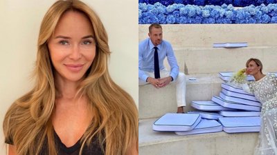 Joanna Przetakiewicz świętuje z mężem pierwszą rocznicę ślubu. Rinke zdobył się na bardzo romantyczny gest