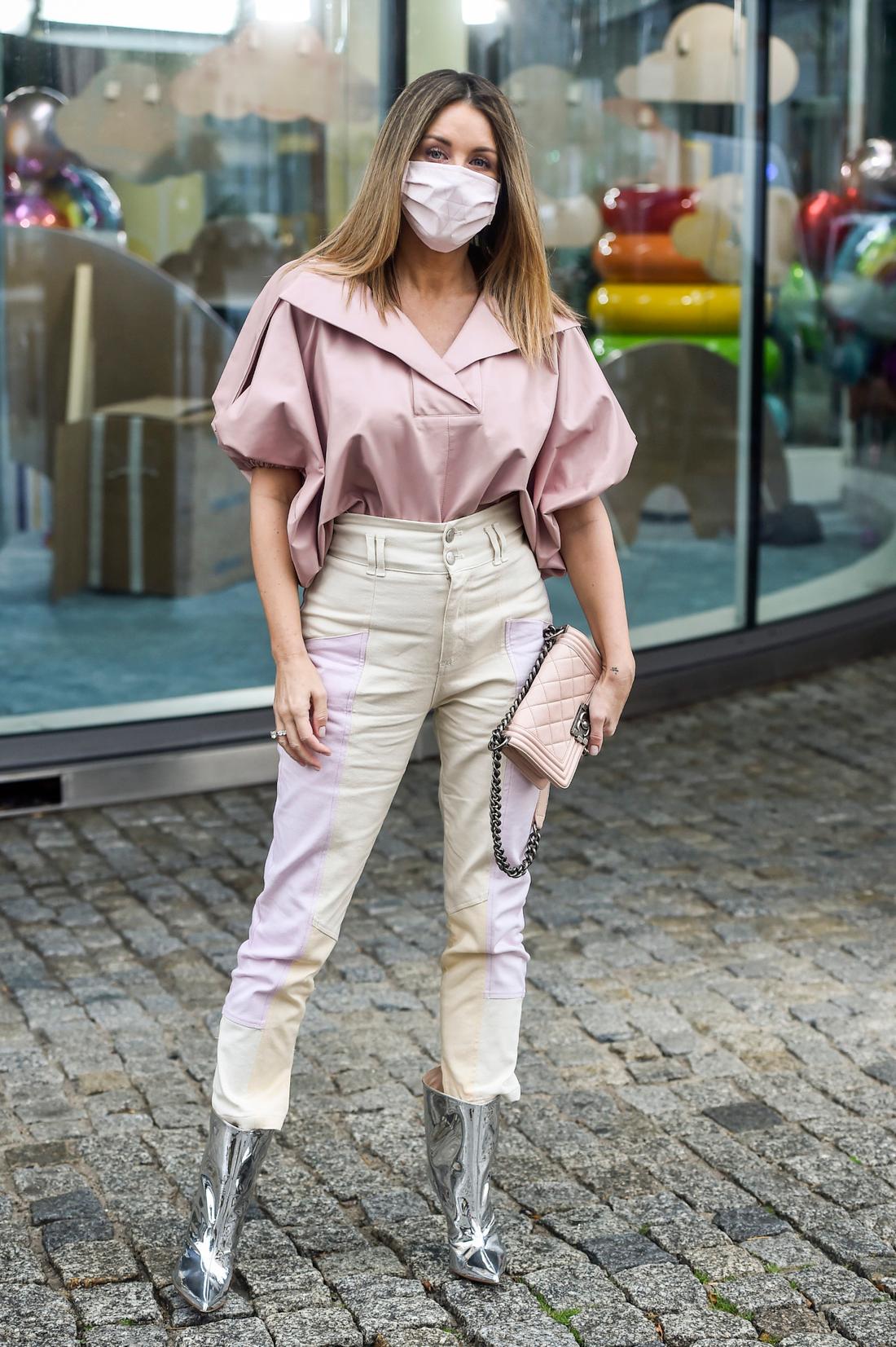 Różowa Małgrzata Rozenek, fot. AKPA