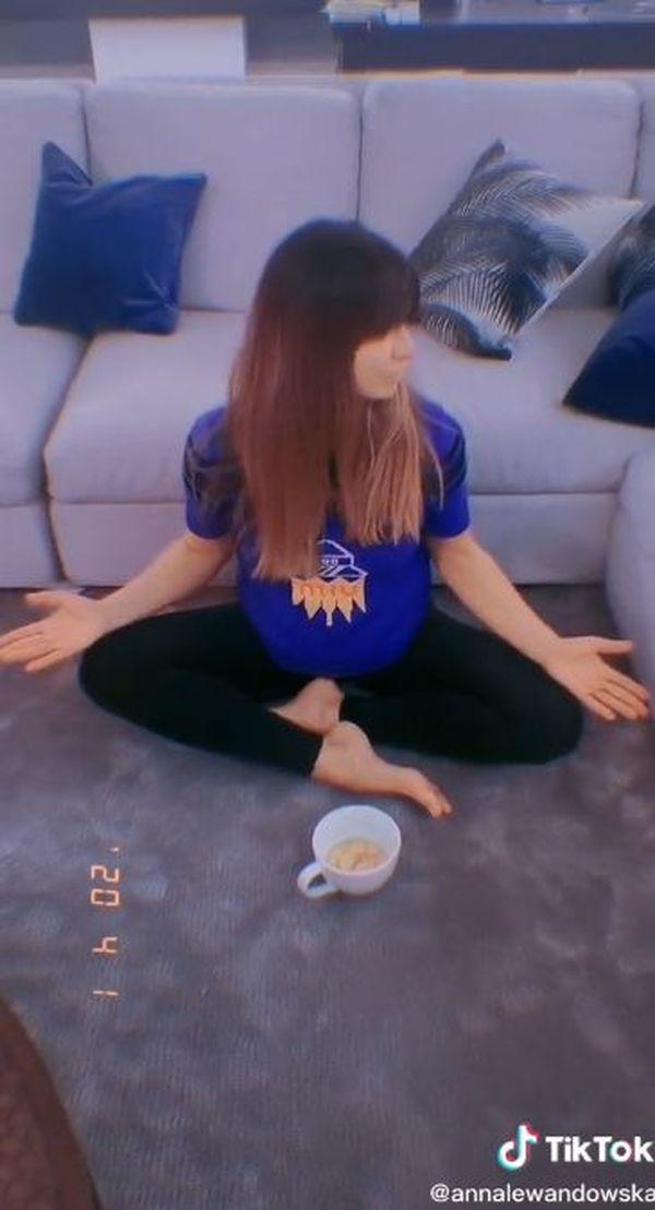 Anna Lewandowska w domu