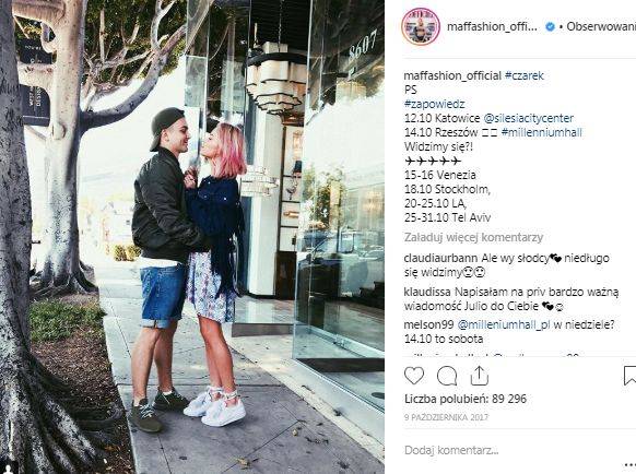 Maffashion z Czarkiem – słodka para!