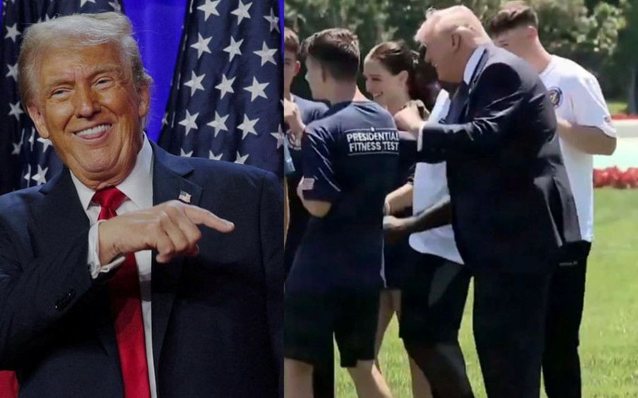 Trump znów szokuje świat. Takiego wystąpienia nikt się nie spodziewał. Nagranie już jest viralem