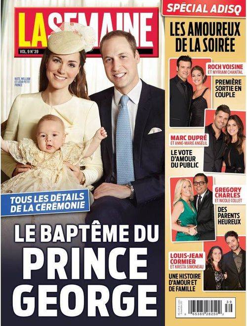 Książę Jerzy ulubieńcem mediów