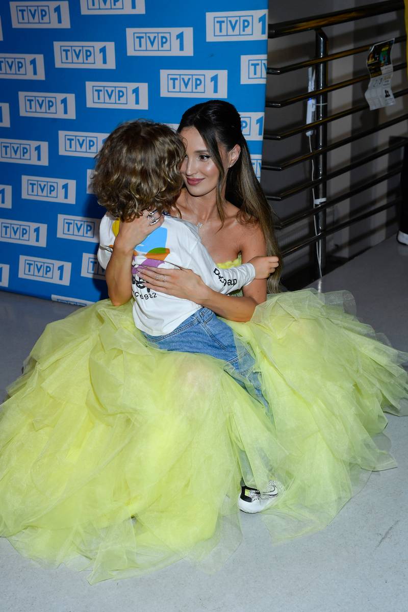 Marina Łuczenko na festiwalu w Opolu. Szczęsny pojawił się z Liamem za kulisami. Widok przeuroczy!