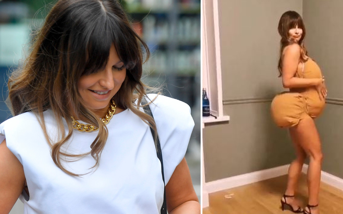 HIT! Anna Lewandowska z wielkim brzuchem i sztucznymi pośladkami tańczy do “Single Ladies”