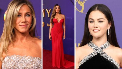 Emmy 2024. Największe gwiazdy czerwonego dywanu: Elizabeth Debicki, Dakota Fanning, Selena Gomez