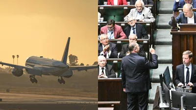 Poseł PiS wyniesiony z samolotu. Doszło do awantury po wylądowaniu