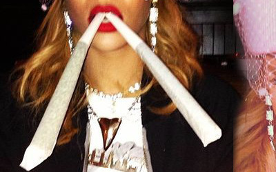 Rihanna i grube jointy (FOTO)