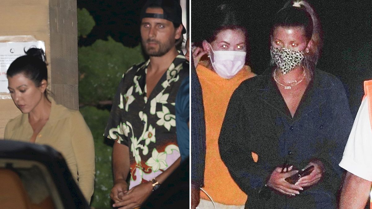 Kourtney Kardashian i Scott Disick spotkali Sofię Richie w restauracji