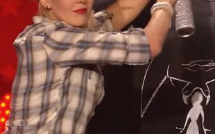 Niesamowita artystka w szwajcarskim Mam Talent! (VIDEO)