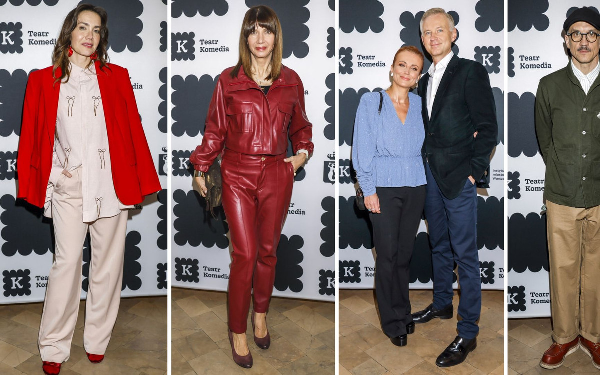 Gwiazdy na premierze spektaklu “Sen nocy letniej”! W soczystej czerwieni Grażyna Wolszczak, piękna Olga Bołądź (FOTO)