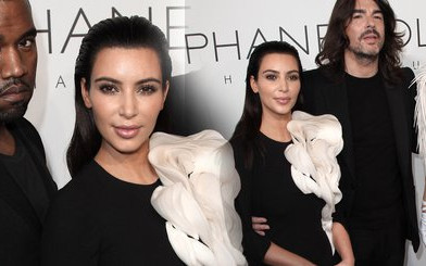 Kanye wprowadza Kim w świat mody (FOTO)