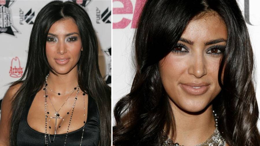 Ewolucja twarzy Kim Kardashiach