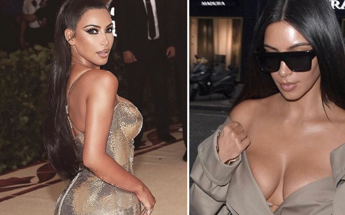 Kim Kardashian w puchowej kurtce TOPI się w upale! Co ona włożyła?!