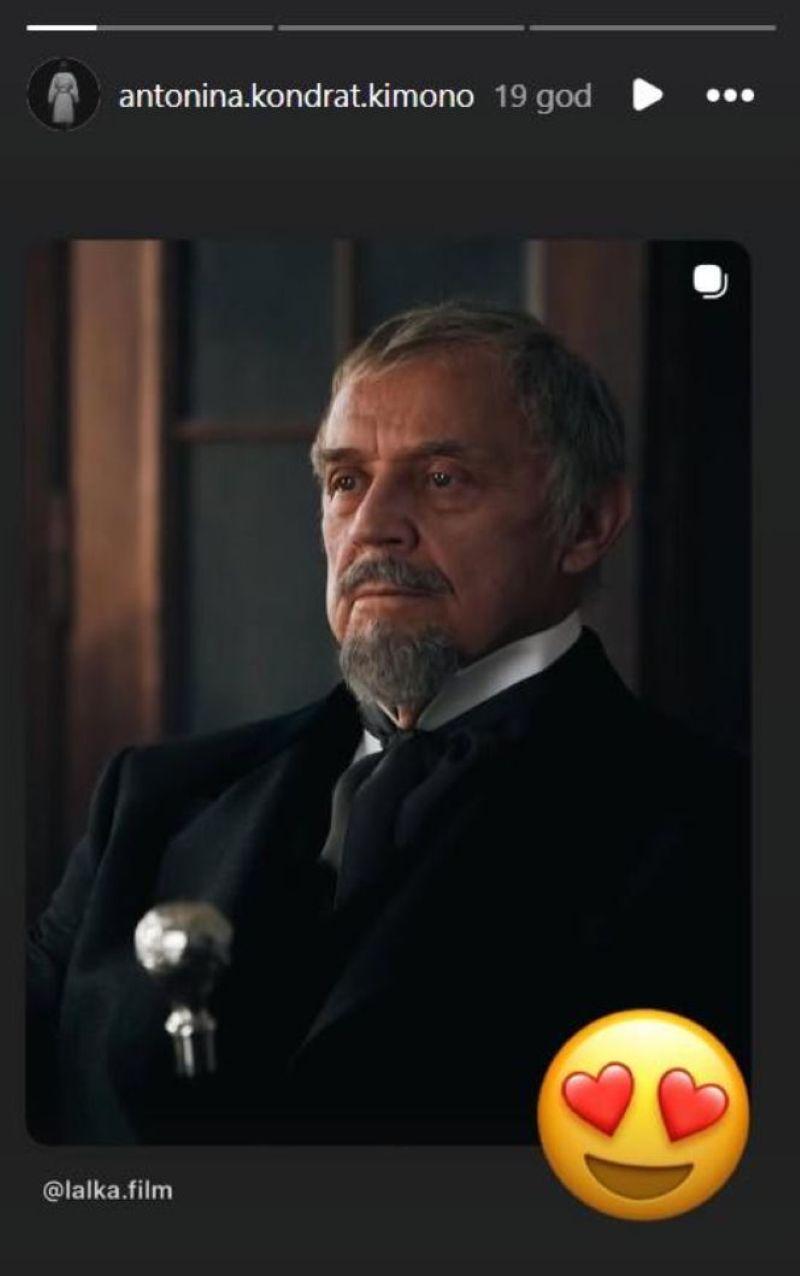 Marek Kondrat w Lalce/Instagram/antonina.kondrat.kimono