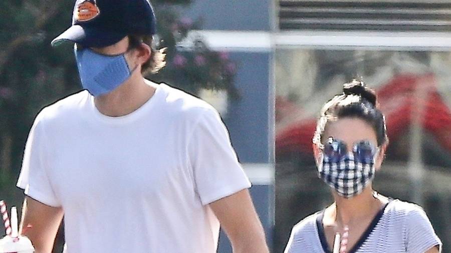 Mila Kunis i Ashton Kutcher zabrali dzieci na lody