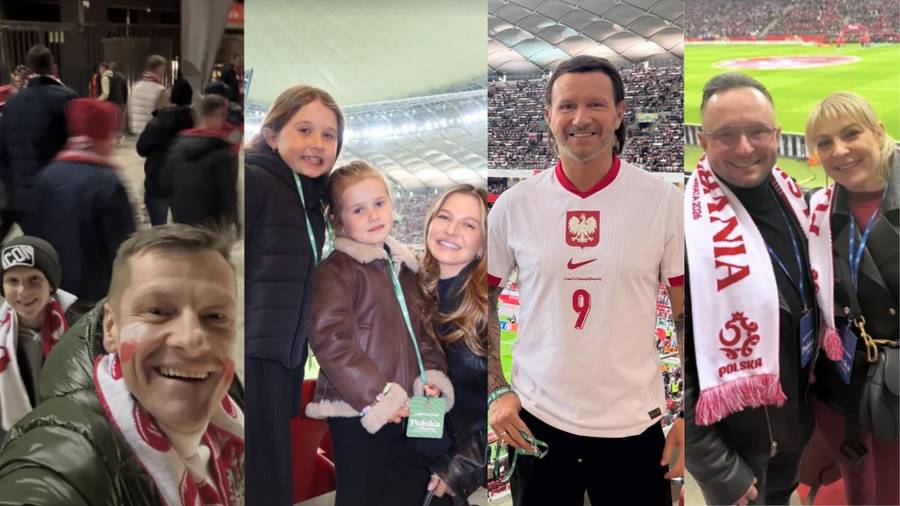 Polacy kibicują piłkarzom, fot. Instagram