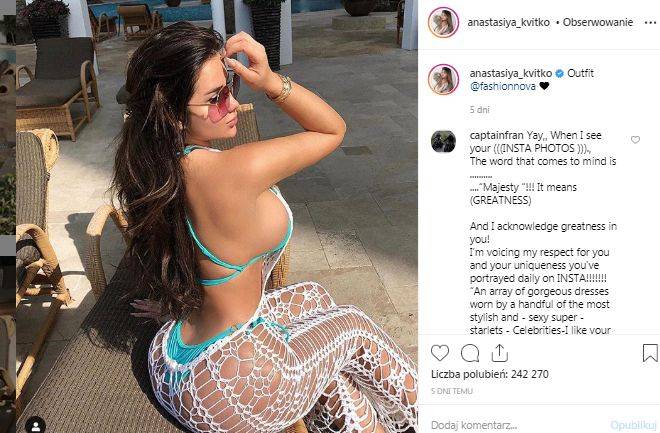 Nie do wiary, jaką pupę ma rosyjska Kim Kardashian!