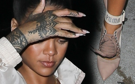 Jak Rihanna radzi sobie z dodatkowymi kilogramami? (ZDJĘCIA)