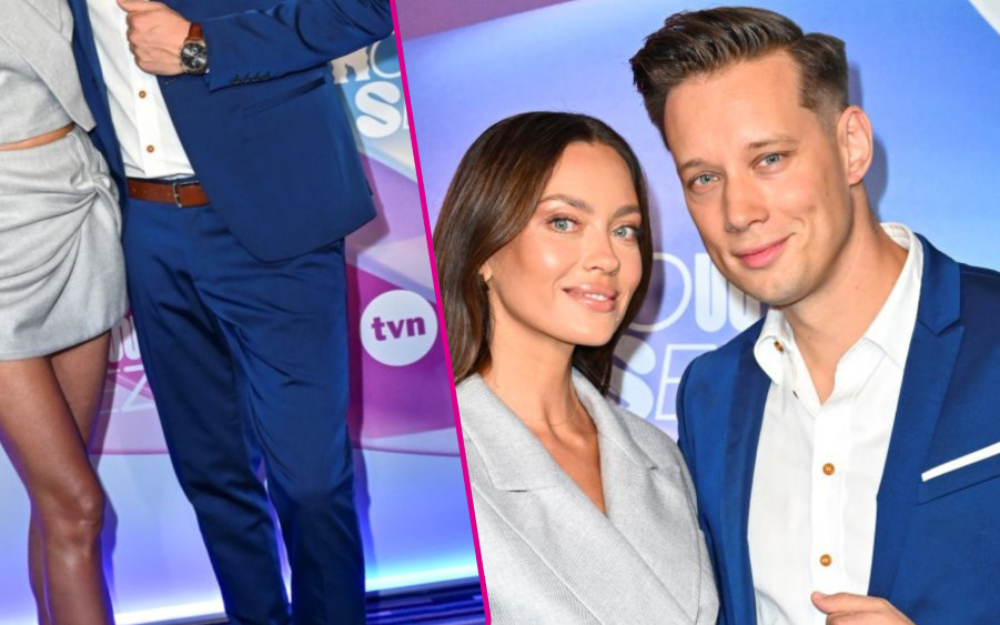 Edyta Zając w objęciach Michała Mikołajczaka na imprezie TVN-u! Taki widok to rzadkość! (FOTO)