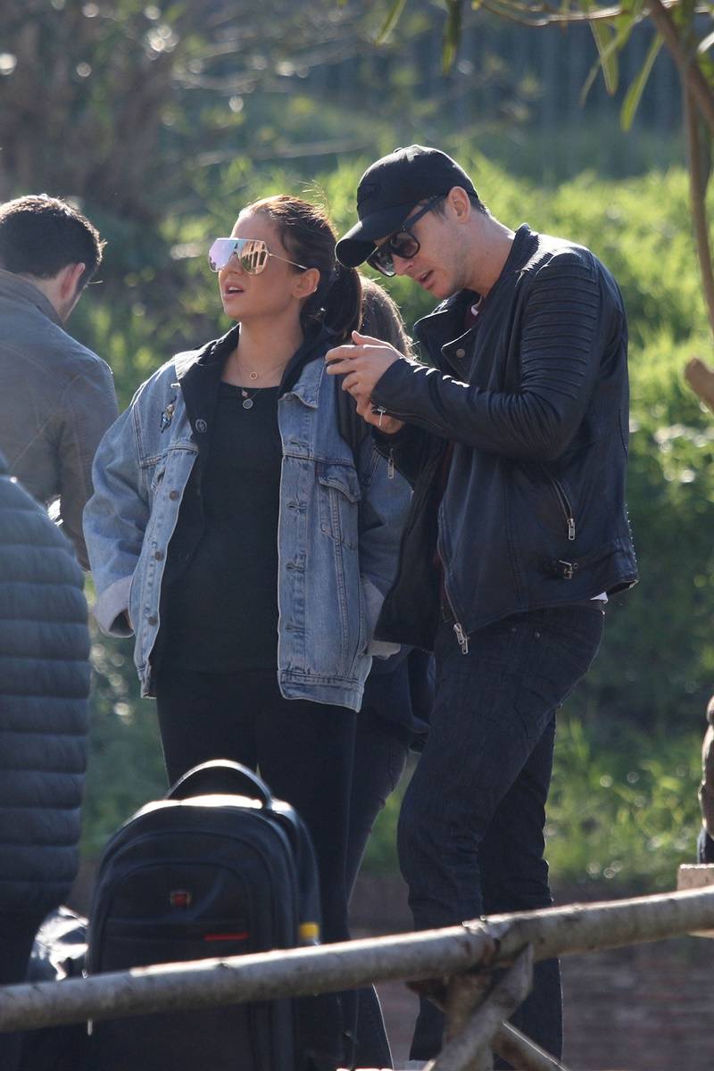 Anna Lewandowska i Robert Lewandowski w Rzymie w 2017 roku.