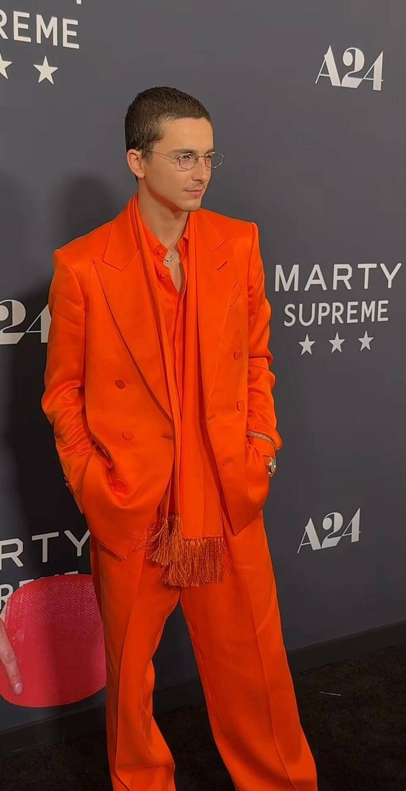 Timothée Chalamet zabrał mamę na czerwony dywan, fot. Instagram.