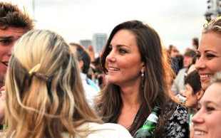 Kate Middleton z księciem na imprezie